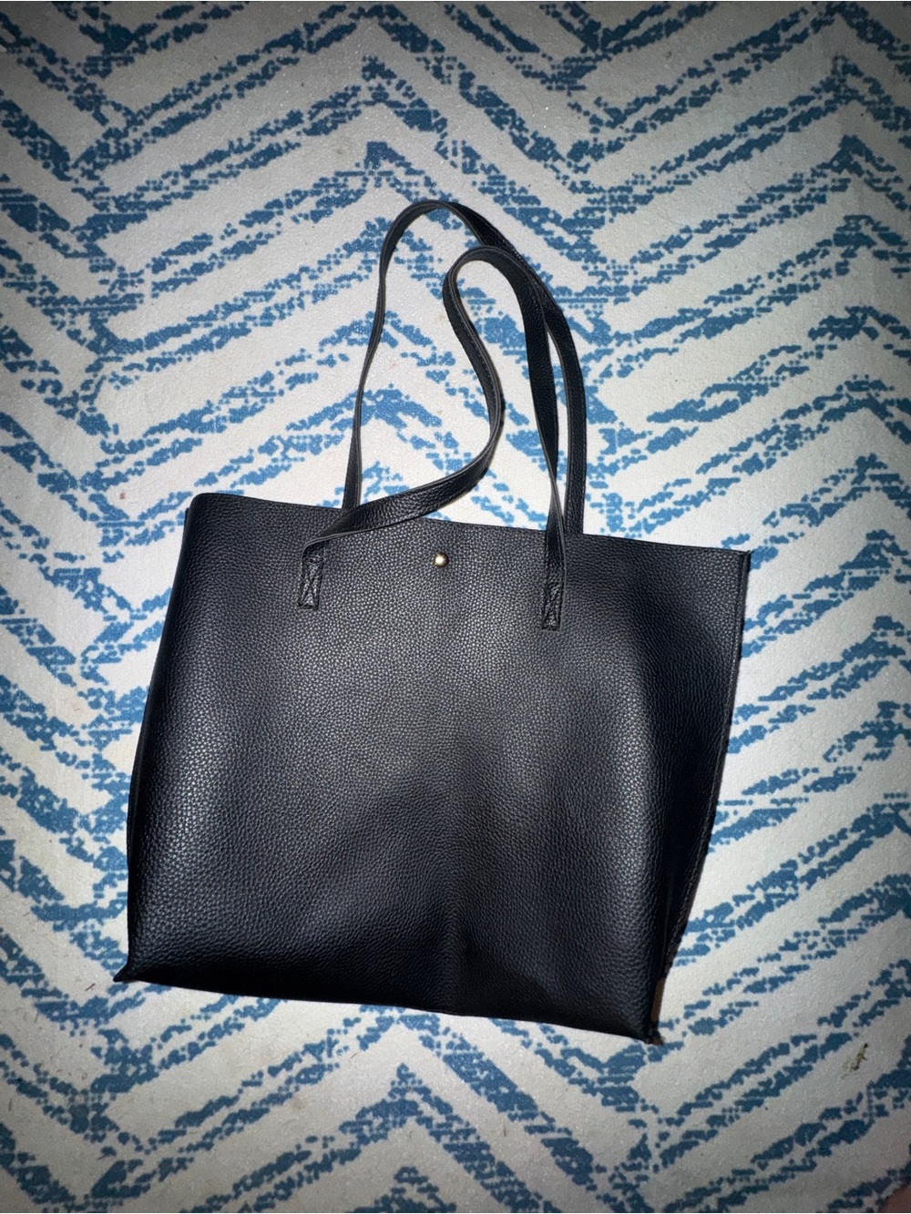 Classic Black Tote Bag - Spacious Everyday Handbag